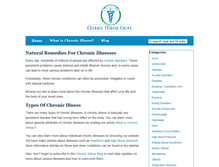 Tablet Screenshot of chronicillnesscures.com